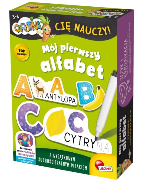 Carotina Cię Nauczy Mój Pierwszy Alfabet Gra Eduklacyjna Lisciani 3+