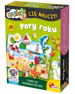 Carotina Cię Nauczy Pory Roku Gra Eduklacyjna Lisciani 3+