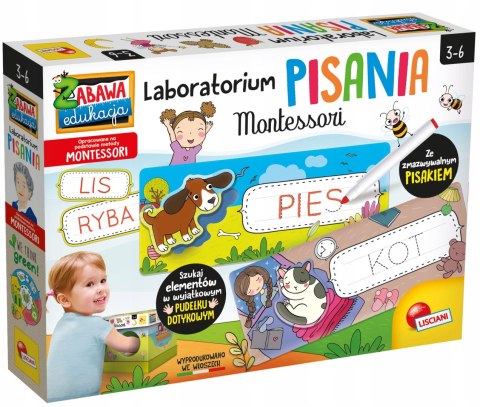 Montessori Laboratorium Pisania Szkoła Pisania Lisciani 3+