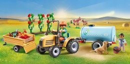 Playmobil Country 71442 Traktor z przyczepą i zbiornikiem na wodę Farma