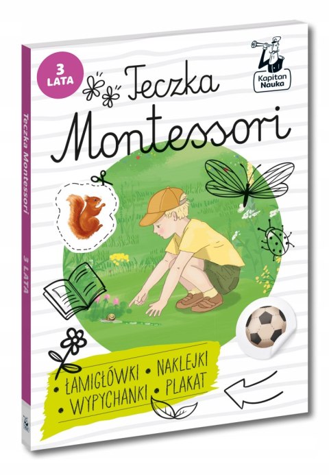 Teczka Montessori 3 lata Kapitan Nauka Pakiet Montessori dla trzylatka