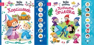 Bajka dźwiękowa Kopciuszek Królewna Śnieżka Naciśnij i Posłuchaj Aksjomat
