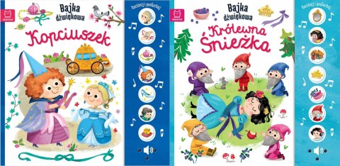 Bajka dźwiękowa Kopciuszek Królewna Śnieżka Naciśnij i Posłuchaj Aksjomat
