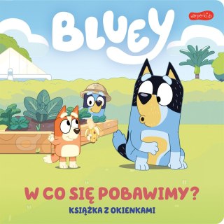 Bluey W co się pobawimy? Książka z okienkami Harpekids
