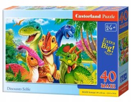 Castorland Selfie dinozaurów Puzzle Maxi 40 elementów 4+ Dinozaury