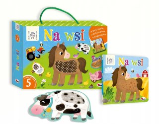 Dotykam poznaję Na wsi Box Pierwsze Puzzle Sensoryczne Maluszka