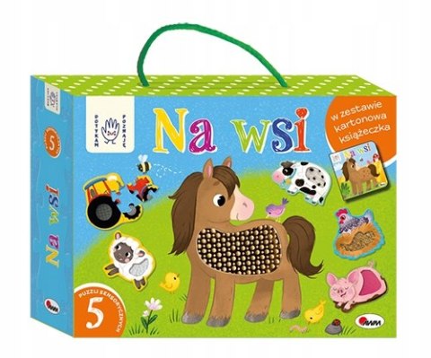 Dotykam poznaję Na wsi Box Pierwsze Puzzle Sensoryczne Maluszka