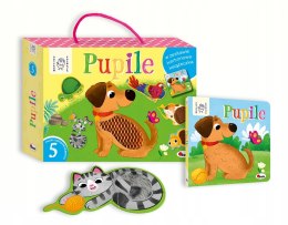 Dotykam poznaję Pupile Box Pierwsze Puzzle Sensoryczne Maluszka