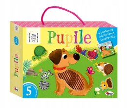 Dotykam poznaję Pupile Box Pierwsze Puzzle Sensoryczne Maluszka