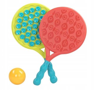 Zestaw dwustronnych rakietek z piłeczką Gra zręcznościowa B.Toys