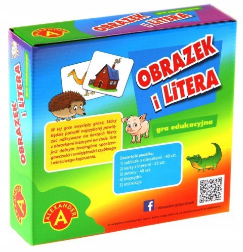 Gra zręcznościowa Obrazek i Litera Alexander Edukacyjna