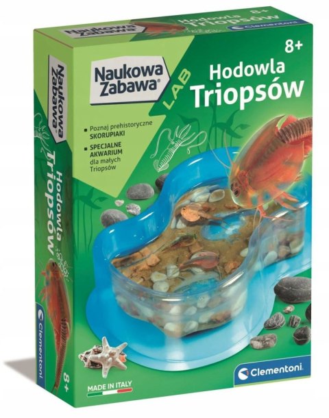 Hodowla Triopsów 50799 Clementoni 8+ Naukowa Zabawa