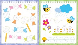 Kolorowe szlaczki z pisakiem Piszę i zmazuję 5+ Aksjomat