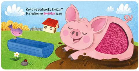 Książeczka Sensoryczna Na Wsi Dotykam i Poznaję Zwierzątka Farma Wieś