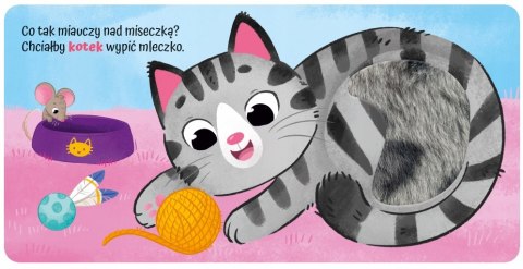 Książeczka Sensoryczna Pupile Dotykam i Poznaję Zwierzątka Domowe