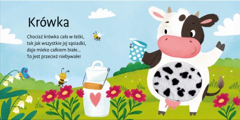 Książeczka Sensoryczna Zwierzaczki Przytulaczki na Wsi Farma Wieś