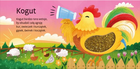 Książeczka Sensoryczna Zwierzaczki Przytulaczki na Wsi Farma Wieś