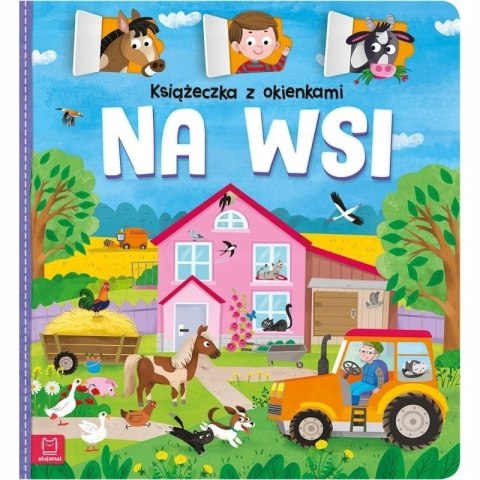 Książeczka z okienkami Na wsi Farma Wieś Okienka Aksjomat