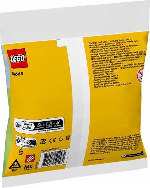 Lego Creator 30668 Zajączek Wielkanocny z Kolorowymi Pisankami 68 elementów