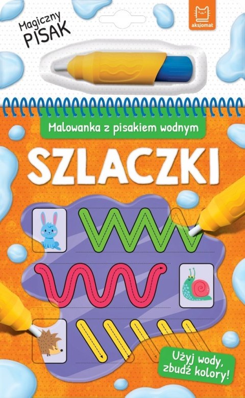 Malowanka z Pisakiem Wodnym Szlaczki Maluj Wodą Aksjomat