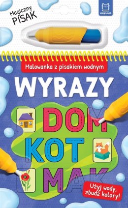 Malowanka z Pisakiem Wodnym Wyrazy Maluj Wodą Aksjomat