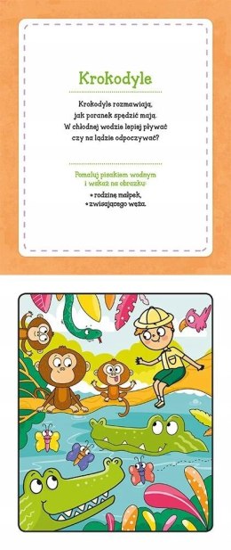 Malowanka z pisakiem wodnym Podróże małe i duże W dżungli Aksjomat