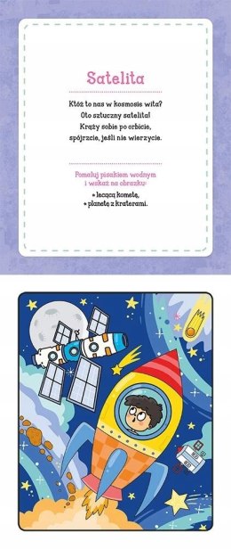 Malowanka z pisakiem wodnym Podróże małe i duże W kosmosie Aksjomat