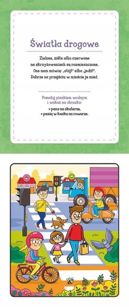 Malowanka z pisakiem wodnym Podróże małe i duże w Mieście Aksjomat