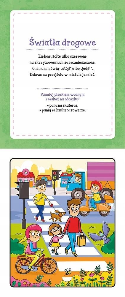 Malowanka z pisakiem wodnym Podróże małe i duże w Mieście Aksjomat