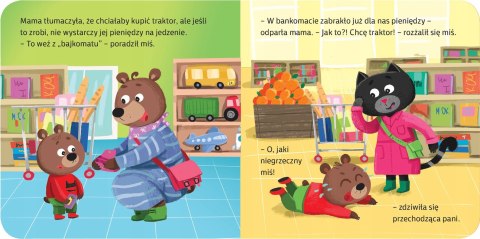 Mały miś chce mieć i już! Książeczka duży format Aksjomat