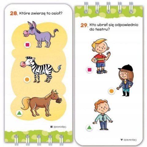 Obrazkowy quiz malucha od 4 lat Zagadki Łamigłówki Aksjomat
