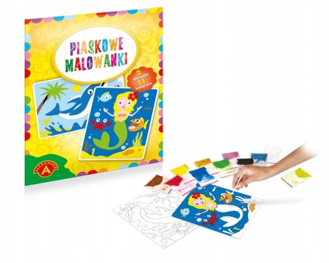 Piaskowe Malowanki Syrenka Delfin Alexander