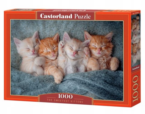 Puzzle 1000 elementów Słodkie Kotki Castorland Koty