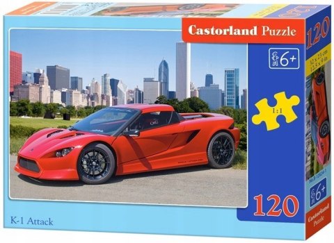 Puzzle 120 elementów Super Samochód Castorland 6+