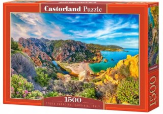 Puzzle 1500 elementów Krajobraz Rajskie Wybrzeże Sardynia Włochy Castorland