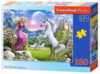 Puzzle 180 Mój przyjaciel jednorożec Castorland 7+