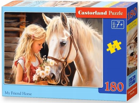 Puzzle 180 elementów Mój przyjaciel koń Castorland 7+