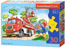 Puzzle 30 elementów Na ratunek Straż Pożarna Castorland
