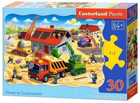 Puzzle 30 elementów Plac Budowy Castorland 4+