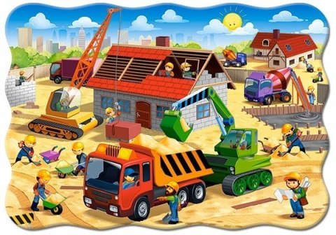Puzzle 30 elementów Plac Budowy Castorland 4+