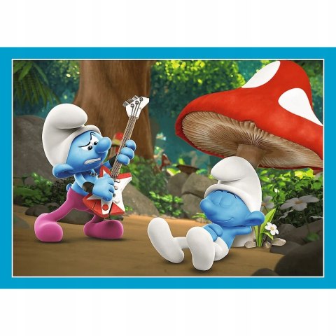 Puzzle 4w1 Smerfy Wioska Smerfów 34656 Trefl 4+