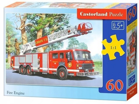Puzzle 60 elementów Wóz Straż Pożarna Castorland 5+