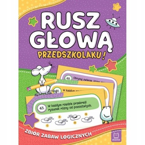Rusz głową przedszkolaku! Zbiór zabaw logicznych Aksjomat
