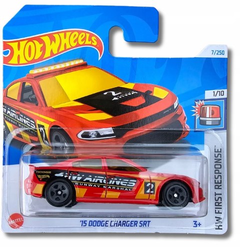 Samochodzik Hot Wheels HTB56 '15 Dodge Charger SRT HW First Response