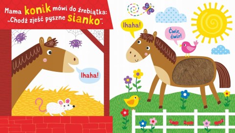 Sensoksiążka Wieś Książka Sensoryczna 10 dźwięków Sensoryka Malucha