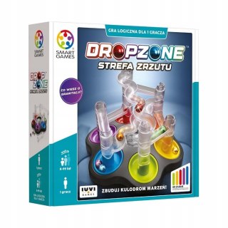 Smart Games DropZone Strefa Zrzutu 8+ Gra Logiczna 80 Zadań Łamigłówka