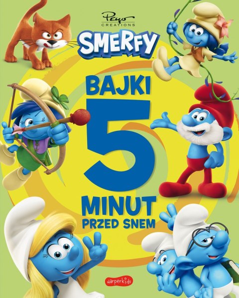 Smerfy Bajki 5 minut przed snem Nowe przygody Bajki Książka Harperkids