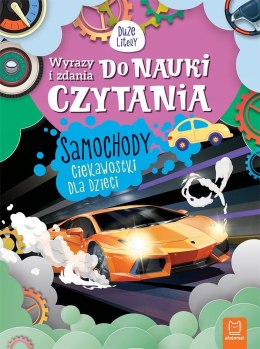 Wyrazy i zdania do nauki czytania Samochody Aksjomat