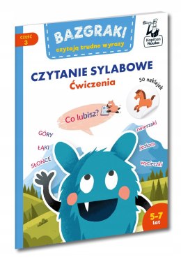 Bazgraki czytają trudne wyrazy Czytanie sylabowe Ćwiczenia Kapitan Nauka