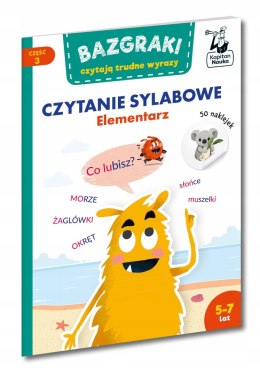 Bazgraki czytają trudne wyrazy Czytanie sylabowe Elementarz Kapitan Nauka